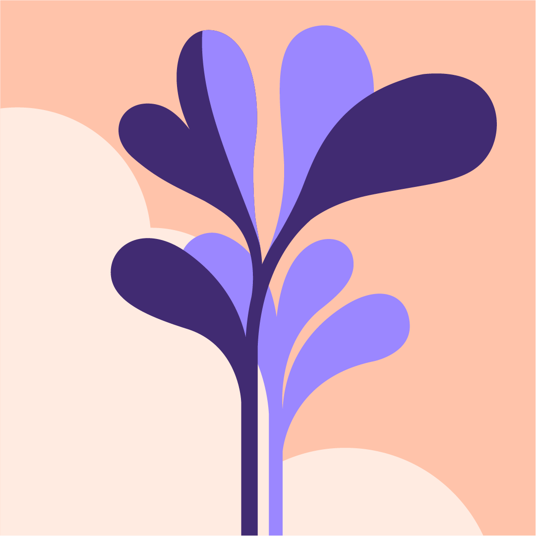 Illustration av planta