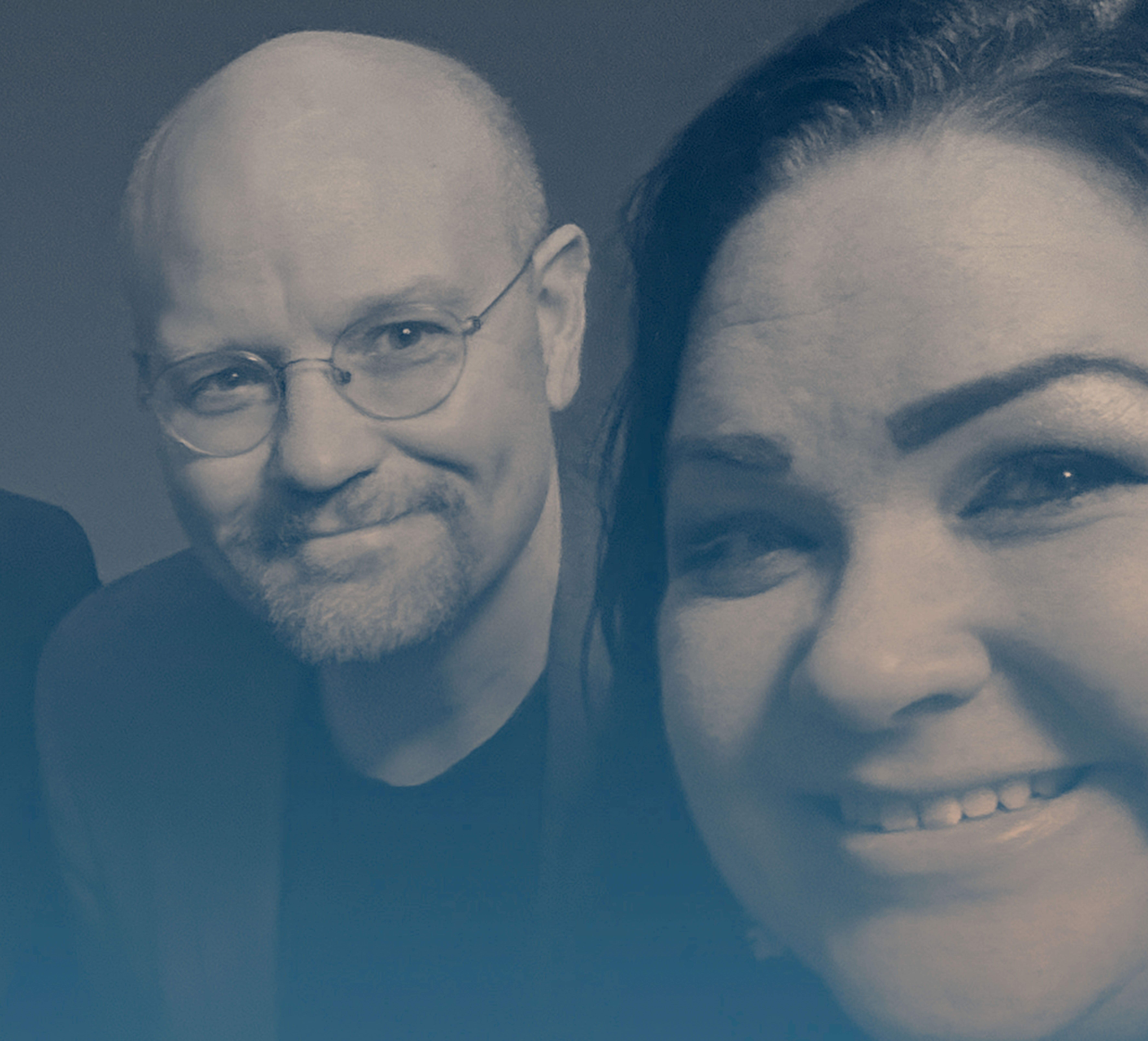 Närbild på en man och en kvinna.