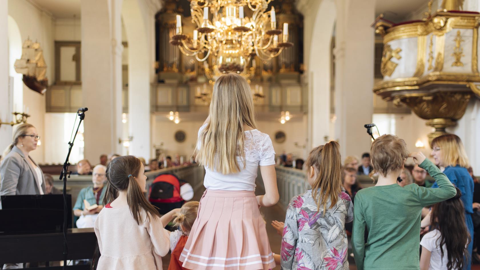 Familjemässa i S:t Olai kyrka, foto av Niclas Fasth.