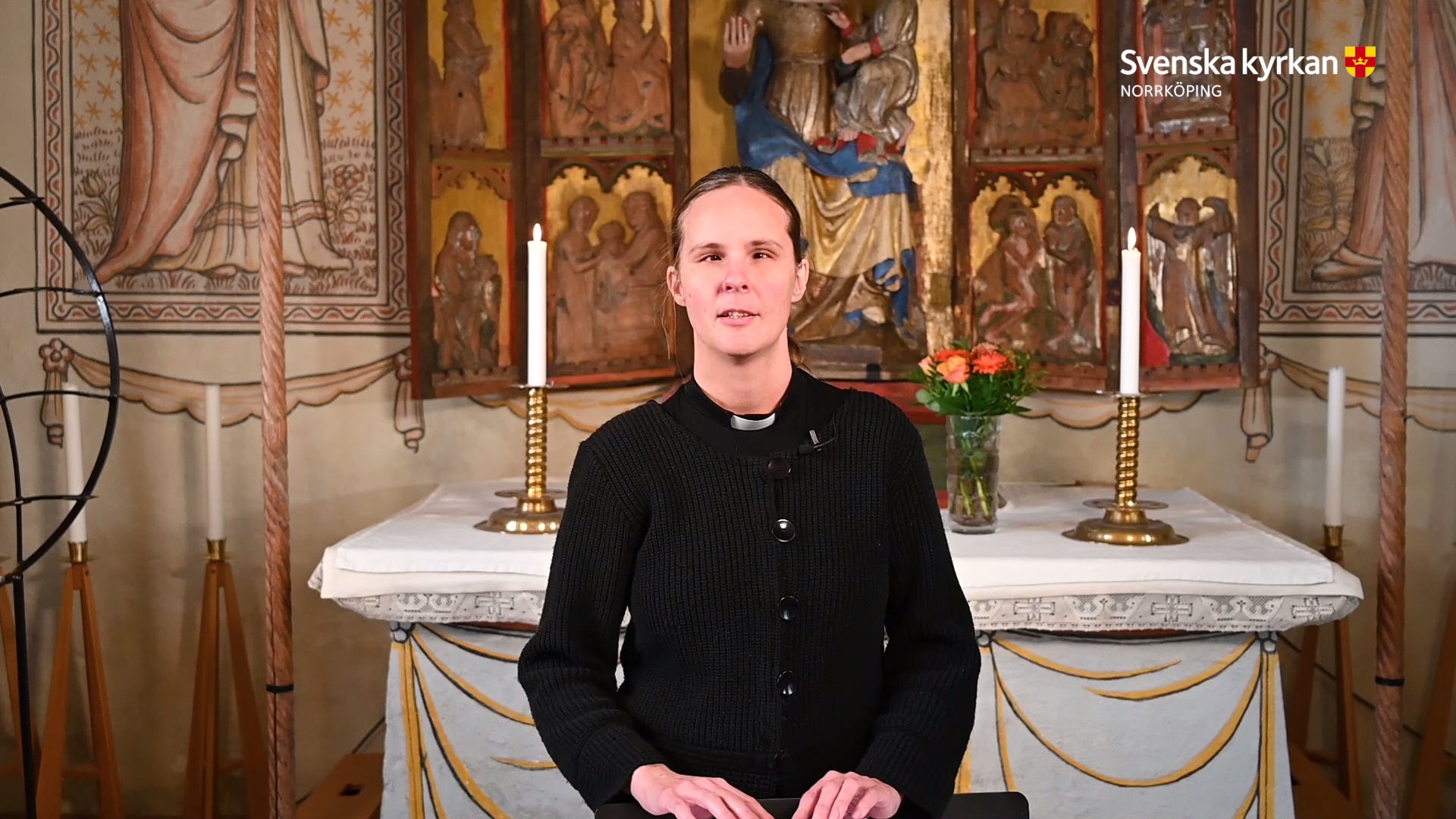 Bild av Mikaela Stigsdotter Larsson, präst i Norrköpings pastorat
