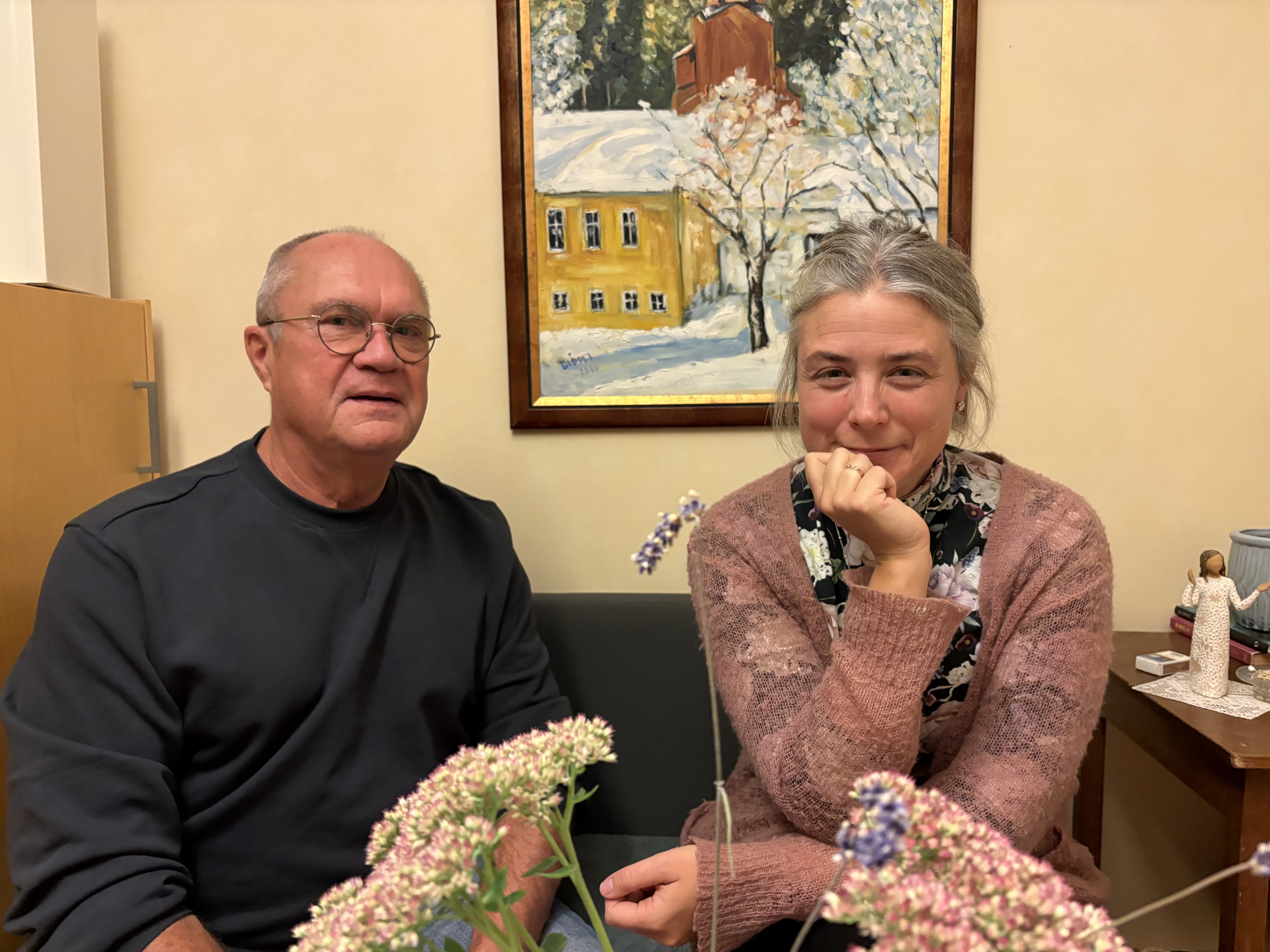 Carl Magnus Alstermark och Hannah Lidegran