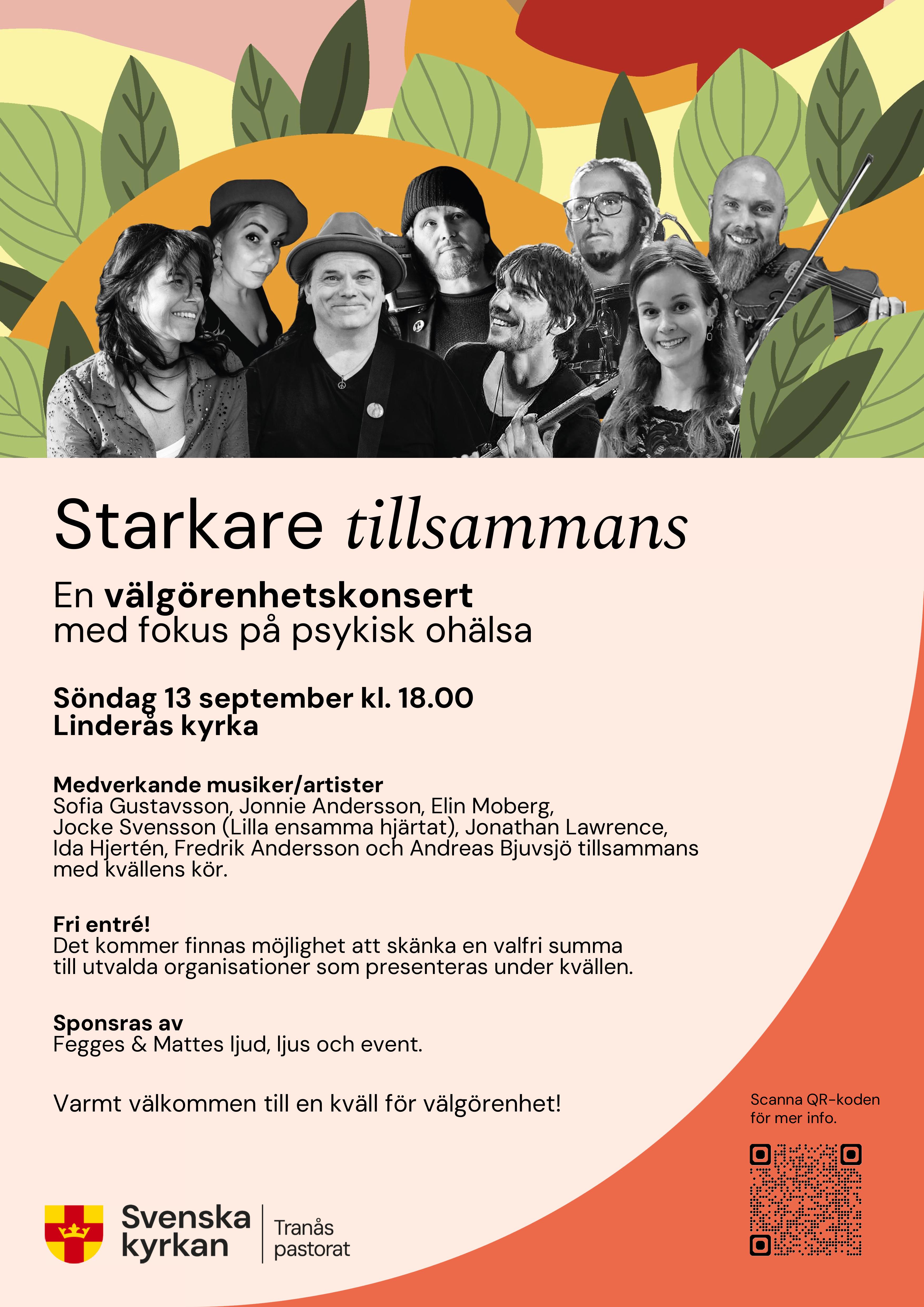 Välgörenhetskonsert Starkare tillsammans