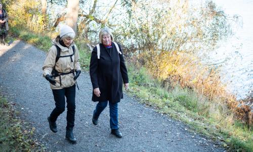 Promenera tillsammans med oss på måndagar kl. 14.00-ca 16.00. Varannan måndag är det Pratpromenad och varannan Pilgrimspromenad. Vi börjar måndagen den 7 september. Läs mer om de båda promenaderna här.