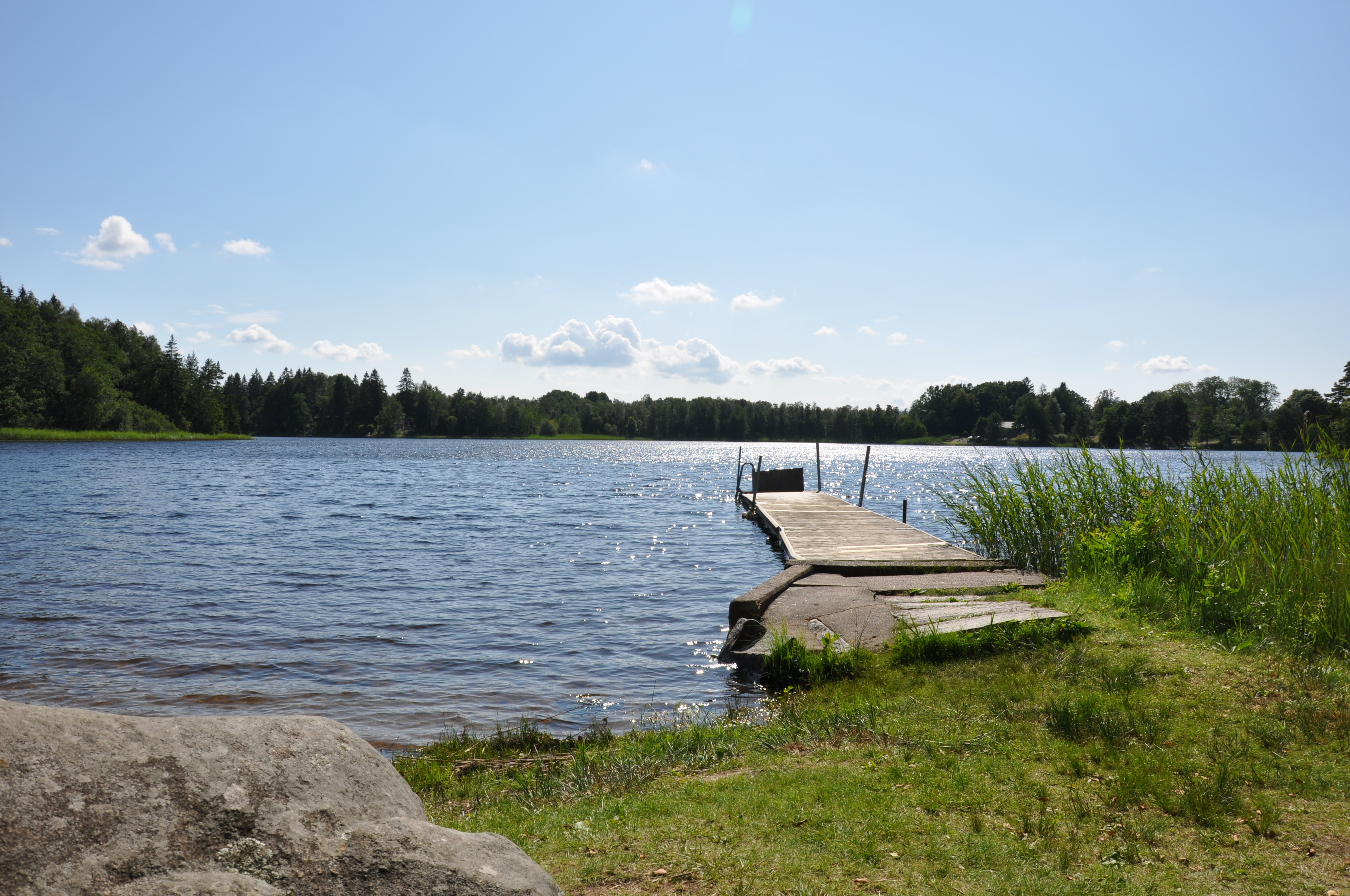 Bryggan vid Gräsvikens kurs- och lägergård
