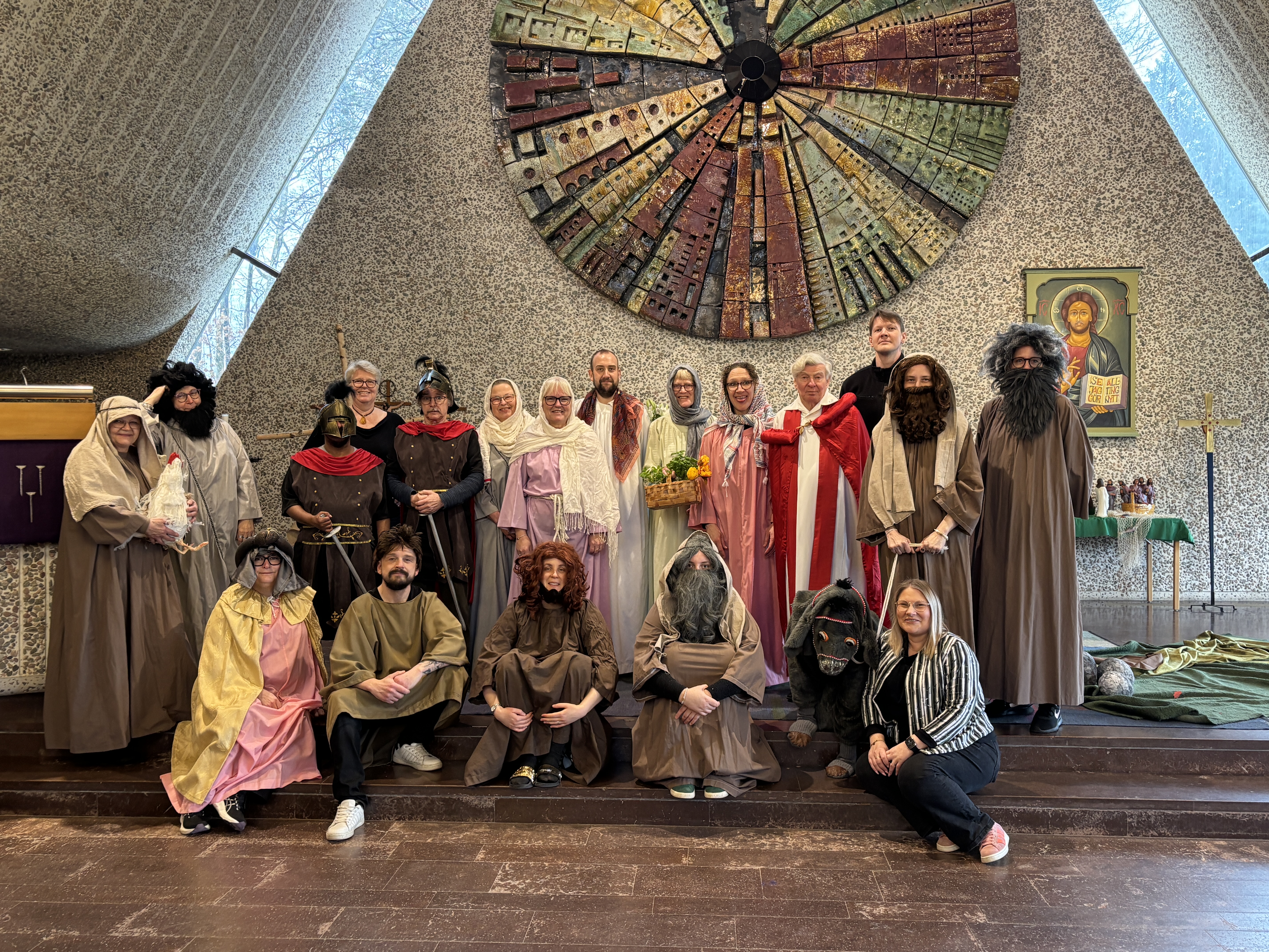 Alla medverkande i påskspelet