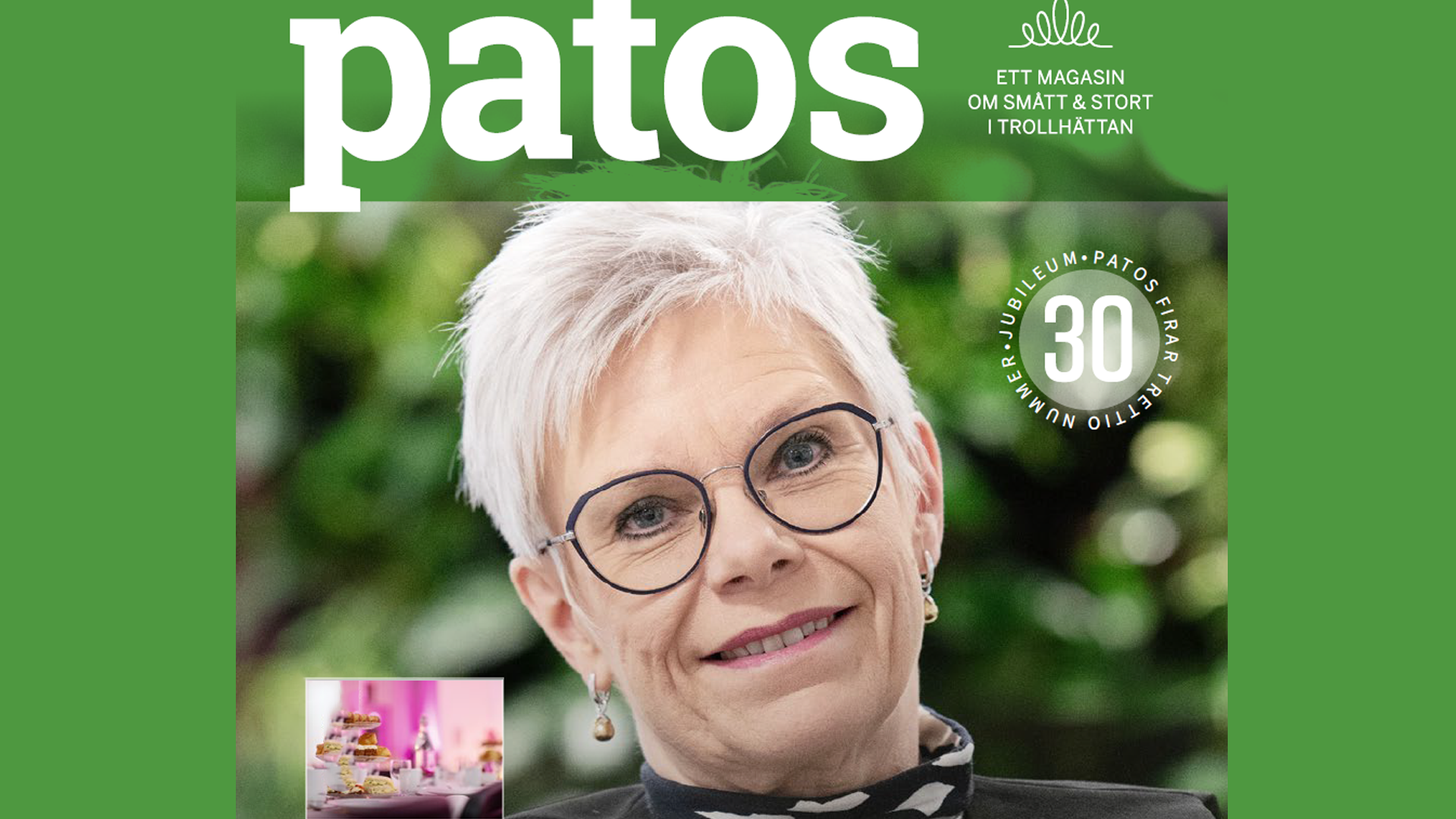 Omslag Patos nr 1 2023 med Pia Brühl Hjort
