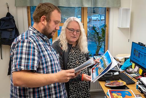 Christian och Roos-Marie förbereder Bibeläventyret