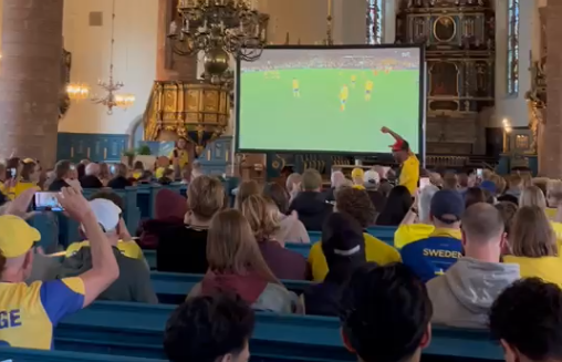 Falu Kristine kyrka VM-premiär