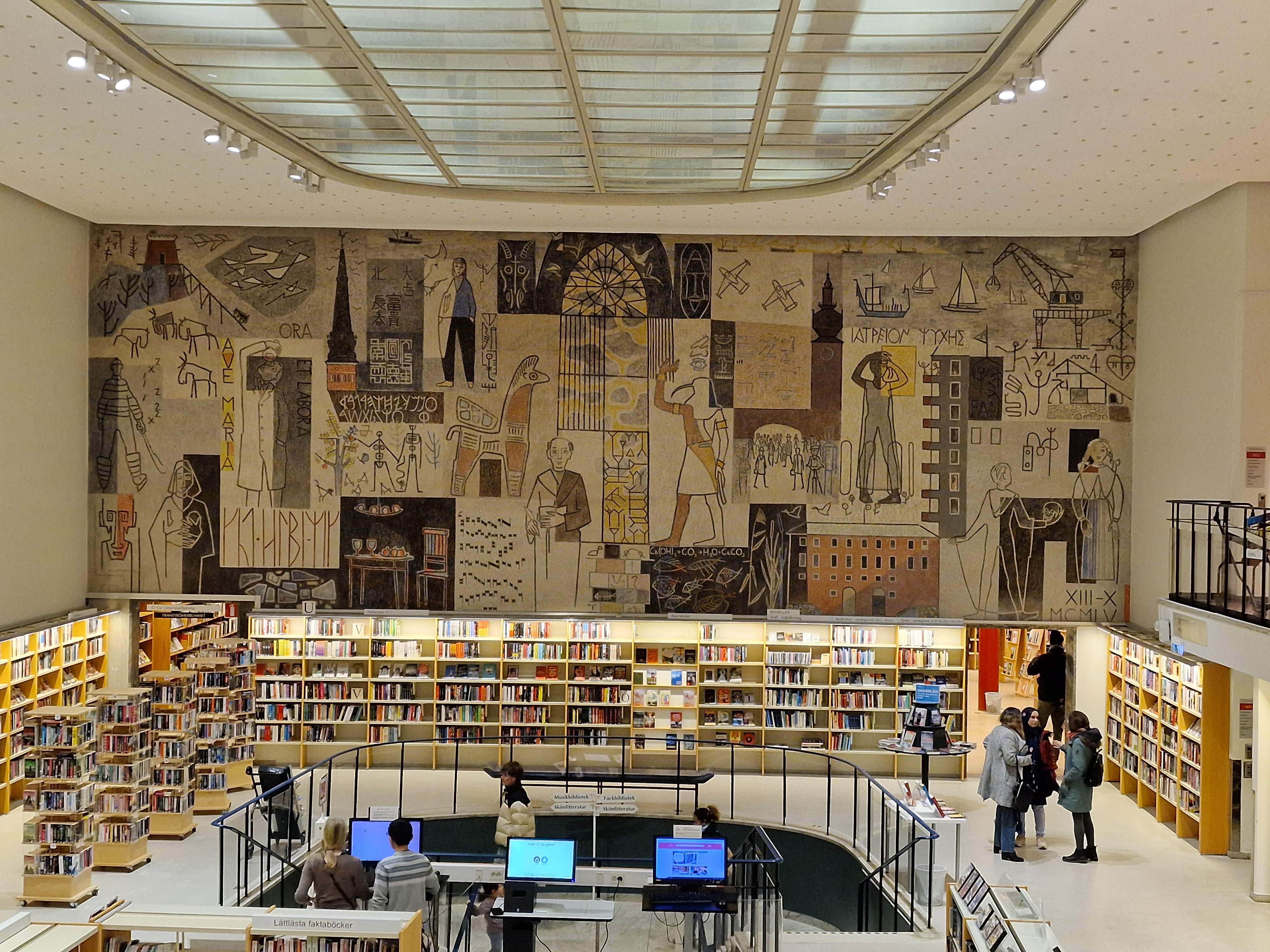 Mosaik Västerås stadsbibliotek