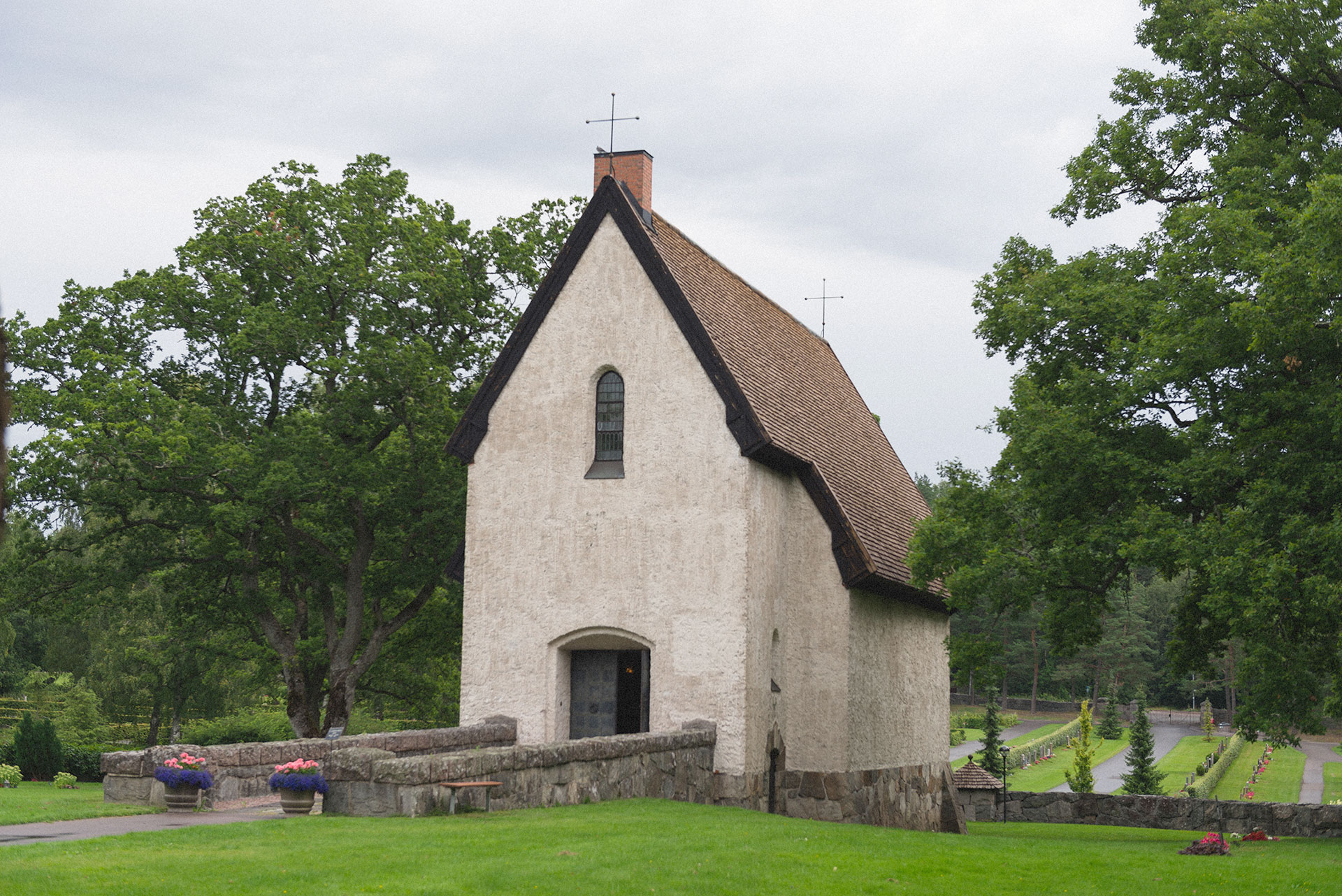 Sankt Davids kapell Hovdestalund exteriör