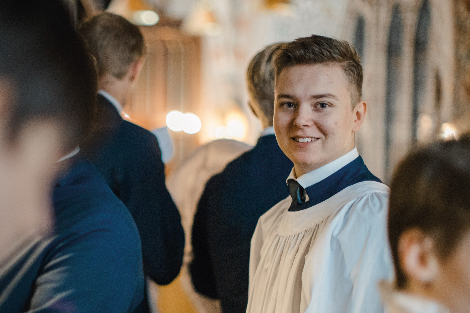Medlem i Västerås domkyrkas gosskör och herrkör
