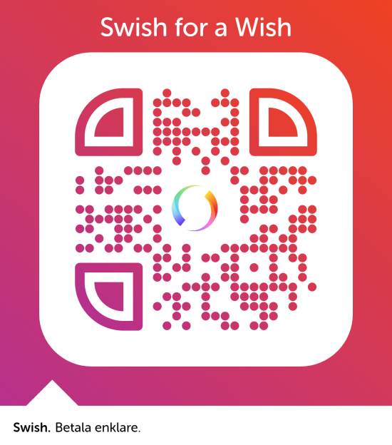 Swish for a Wish QR-kod