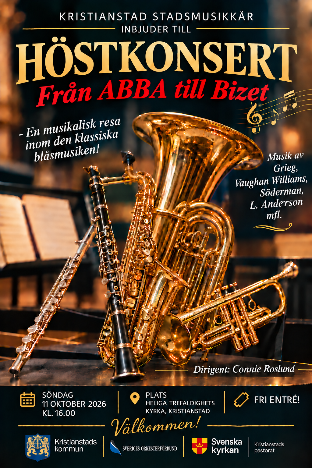 Höstkonsertaffischen 11 okt. 2026