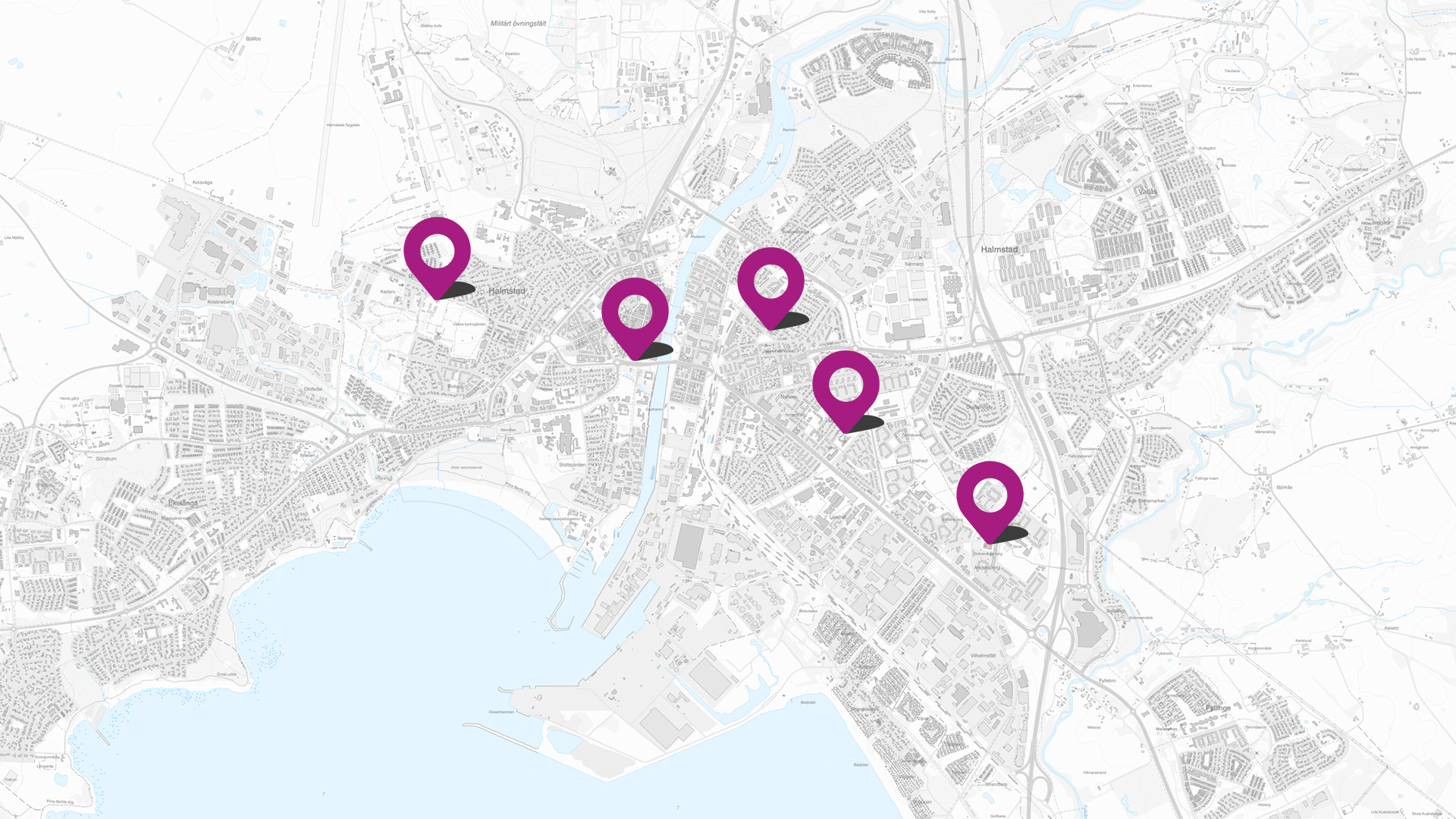 Karta över vallokaler