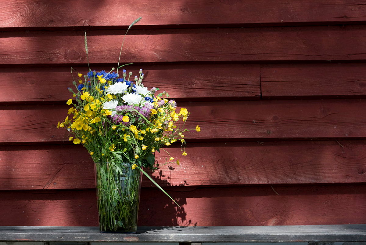 Bukett med vildblommor