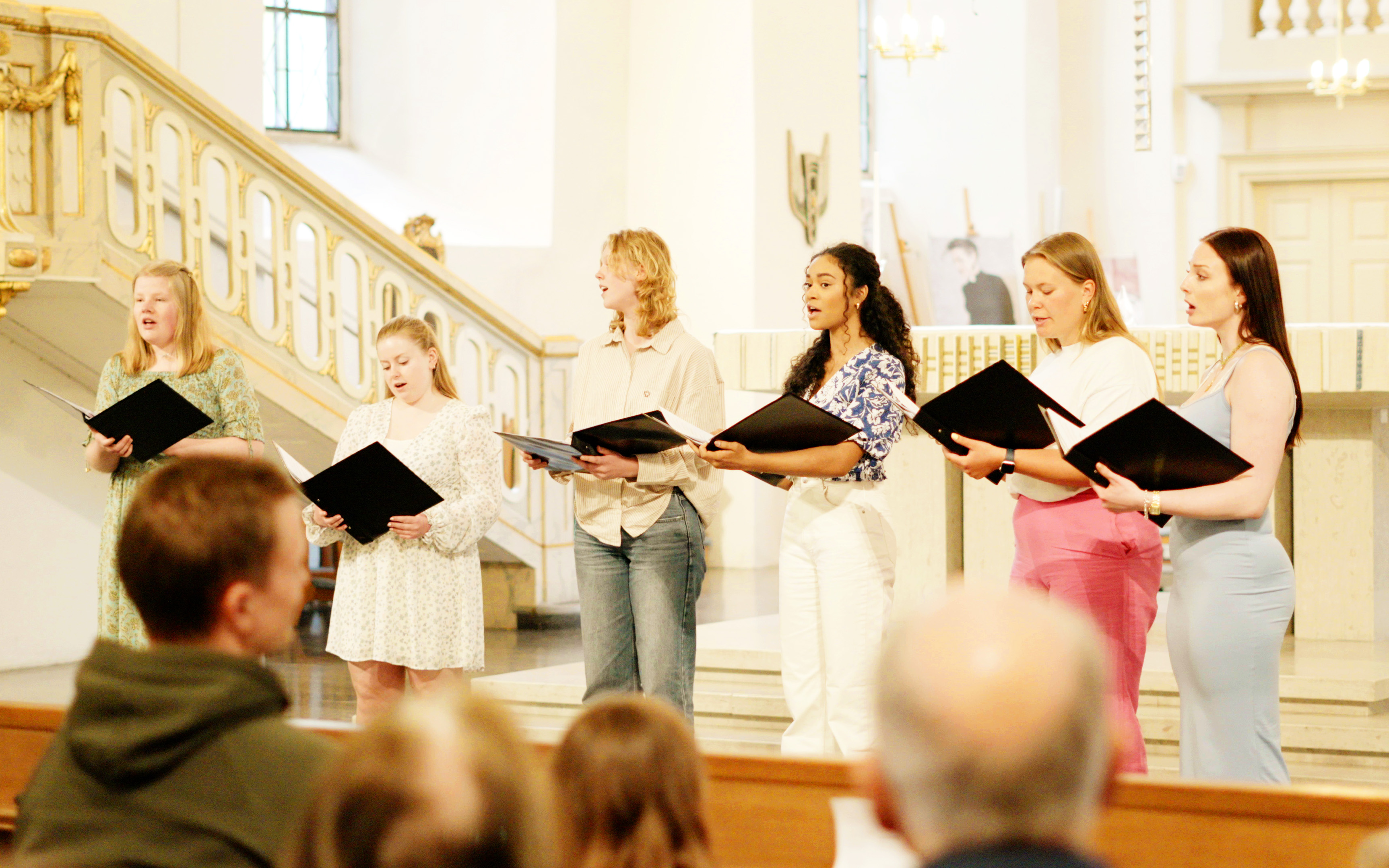 Unga körsångare i Domkyrkan