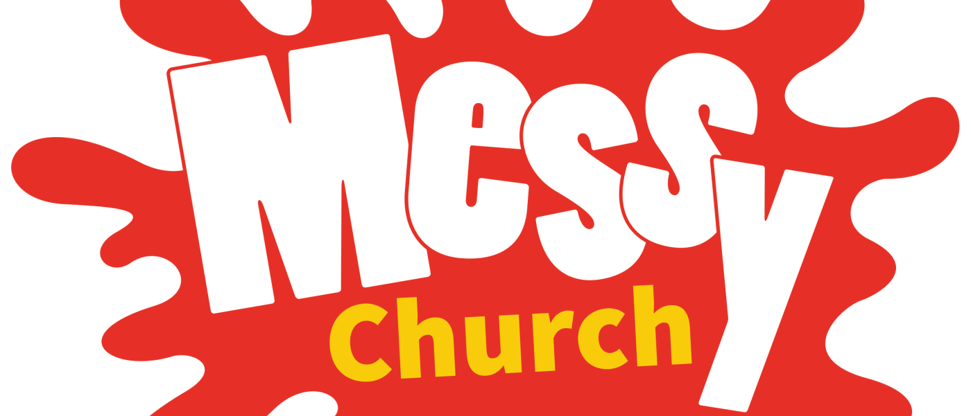 Messy Church  röd vit gul