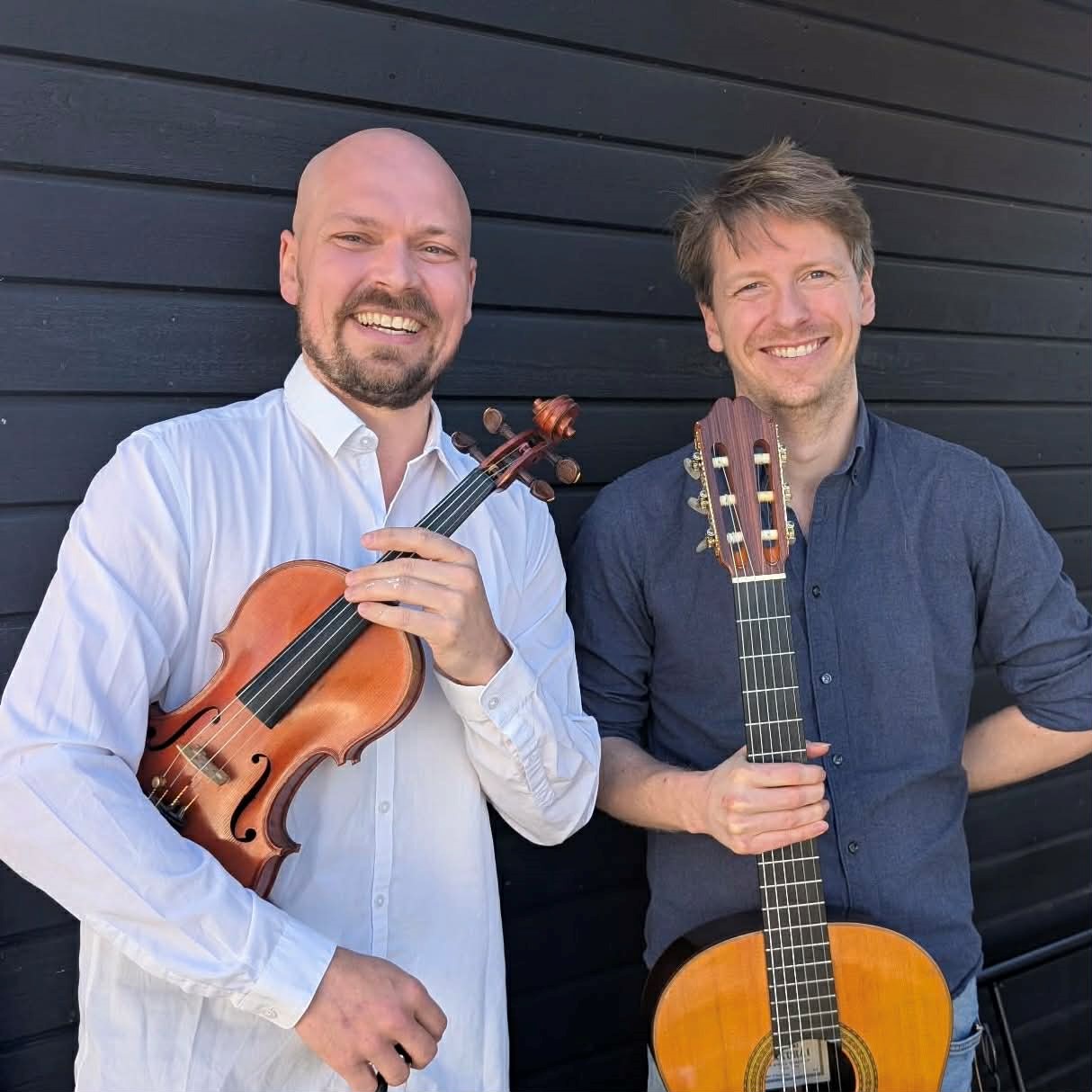 Två musiker.