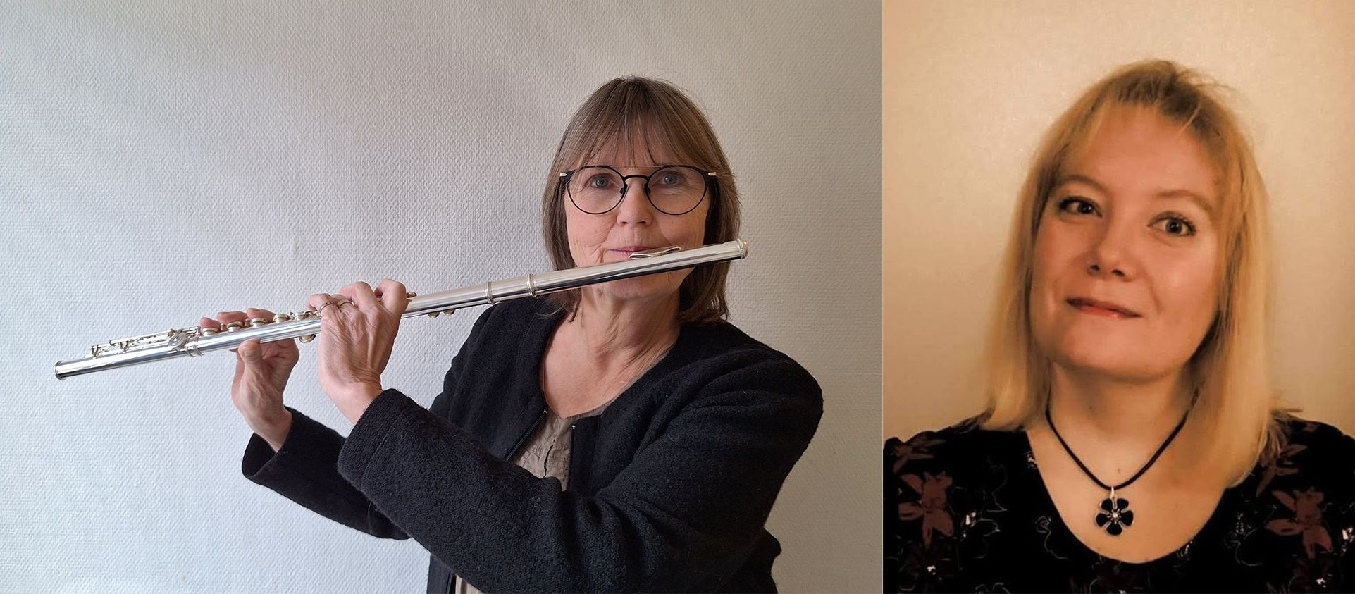 Musiker med tvärflöjt.