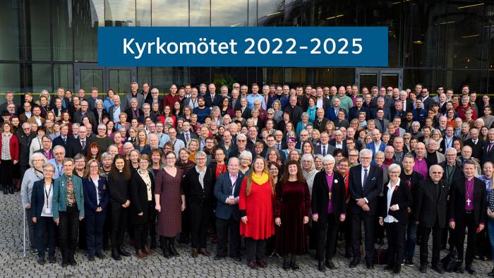 Gruppbild kyrkomötet 2022-2025