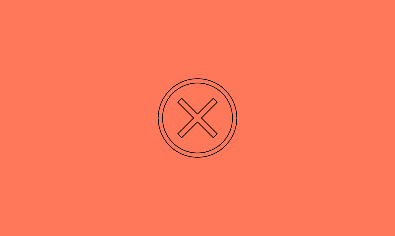 Illustration av inställt symbol. 