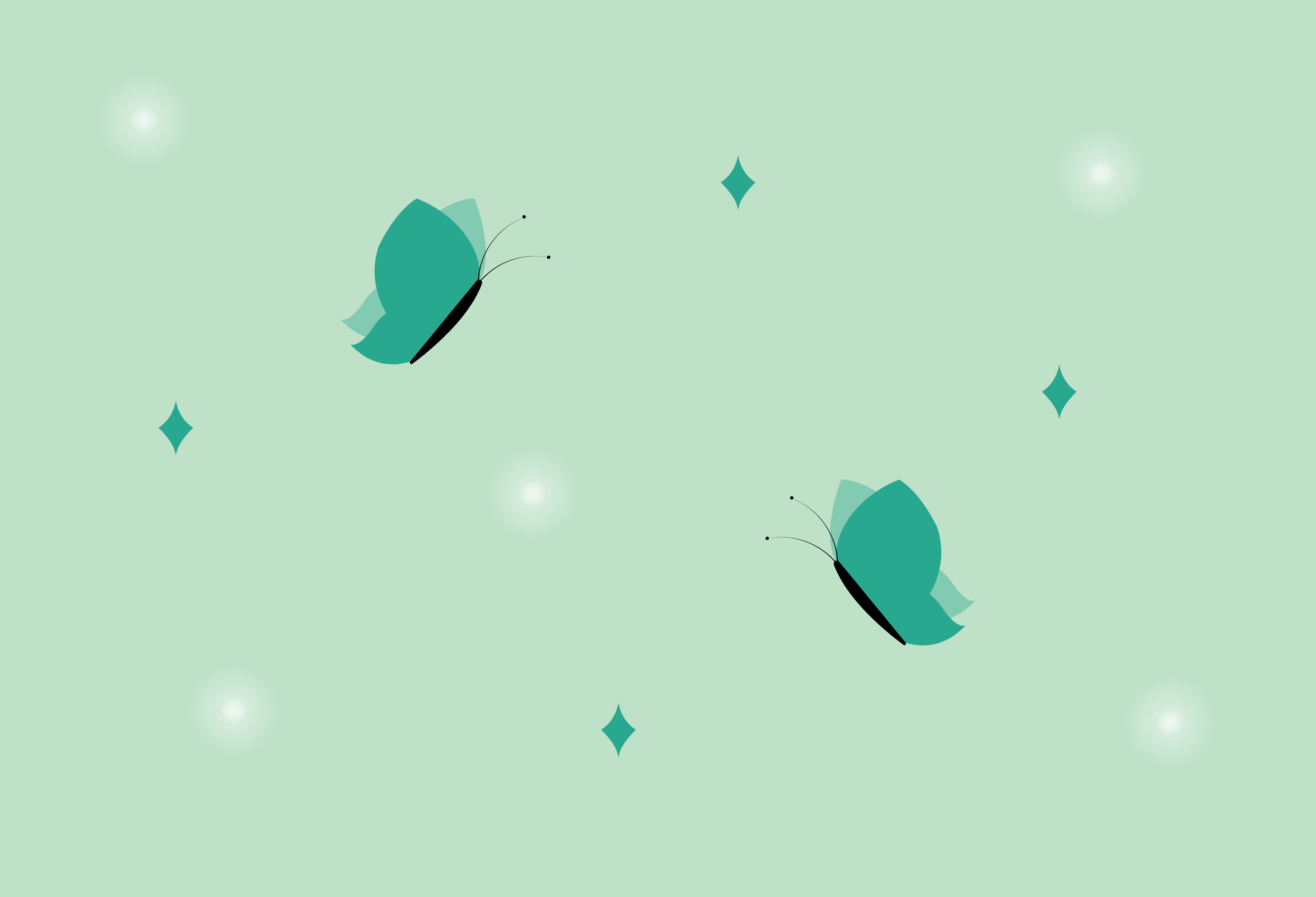 Illustration fjärilar.