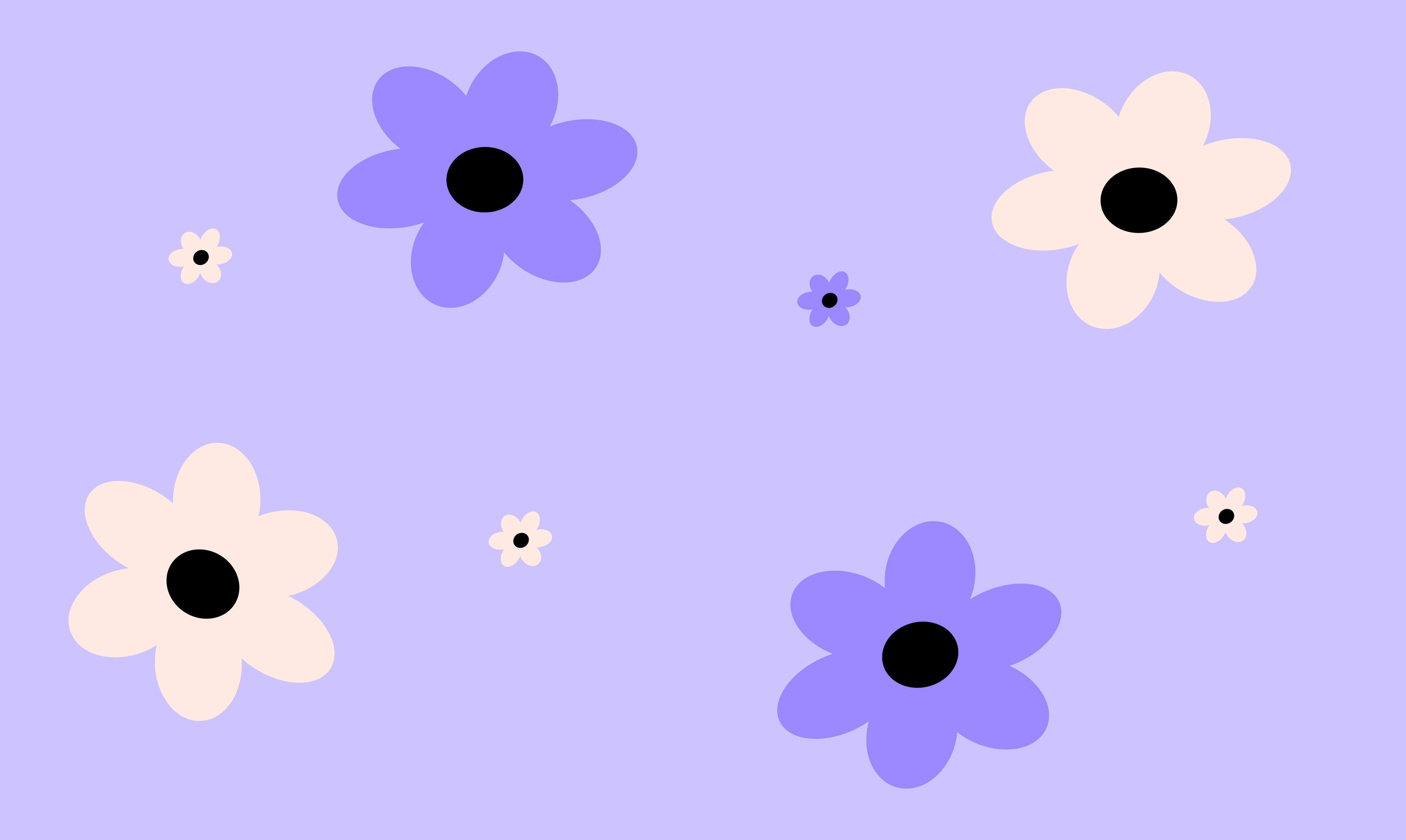 Illustration av blommor.