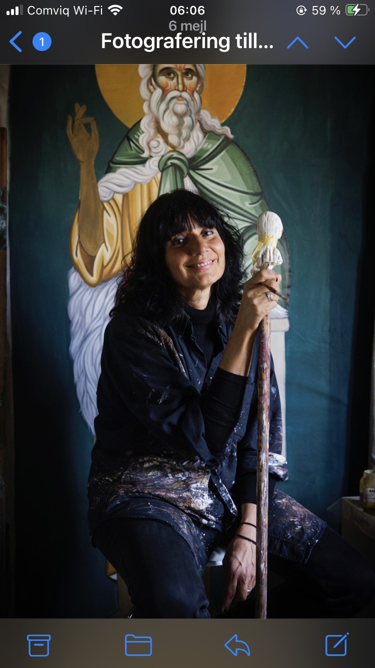 Ikonmålaren Efti Papadopoulou Georlin