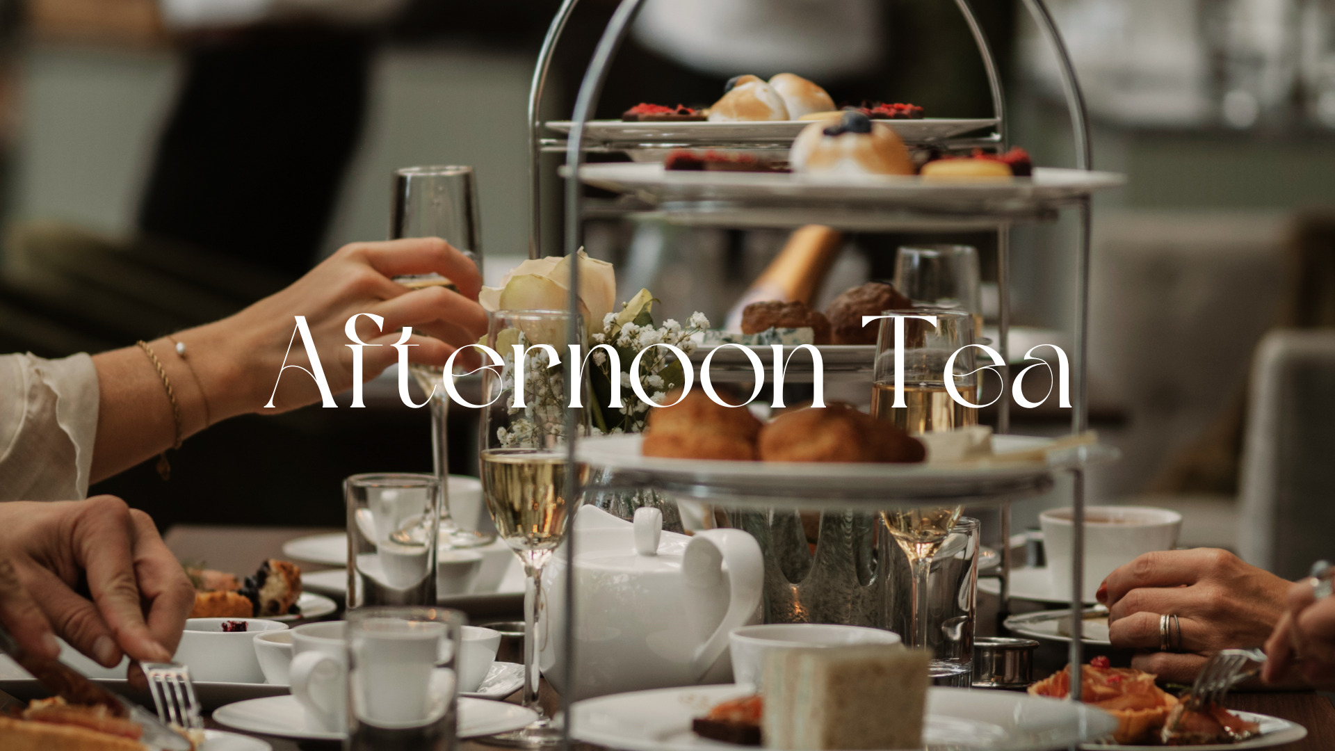 Diverse småkakor mm till Afternoon tea