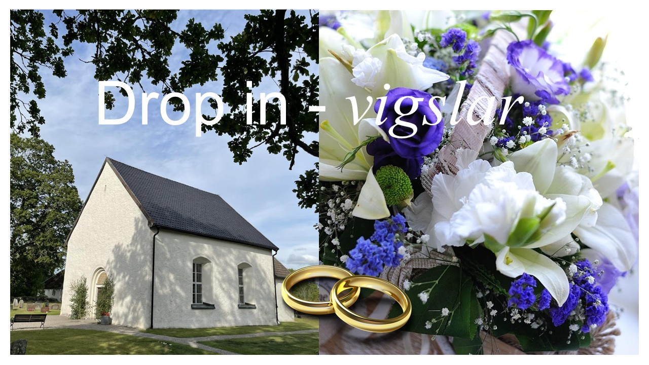 Lästringe kyrka, ringar, blommor
