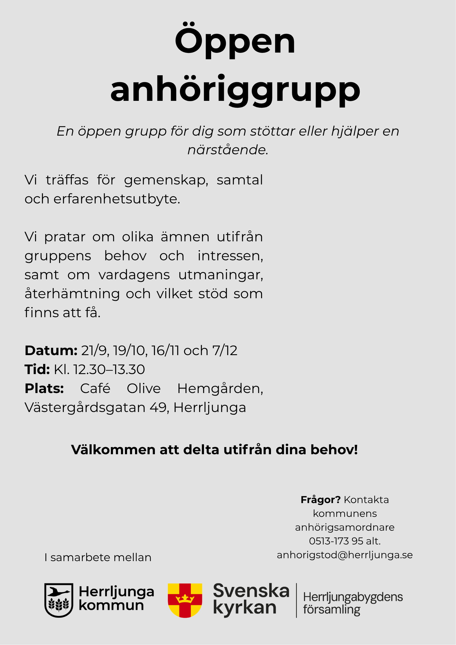Öppen anhöriggrupp