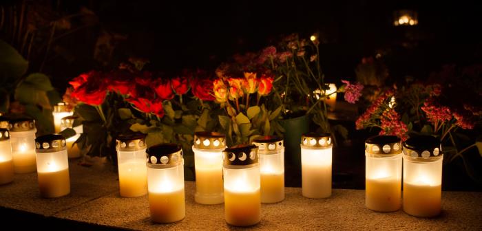 "...tyvärr inte har möjlighet att bjuda in på samma sätt som tidigare år men vi bjuder istället in till en lite annorlunda Allhelgonahelg."