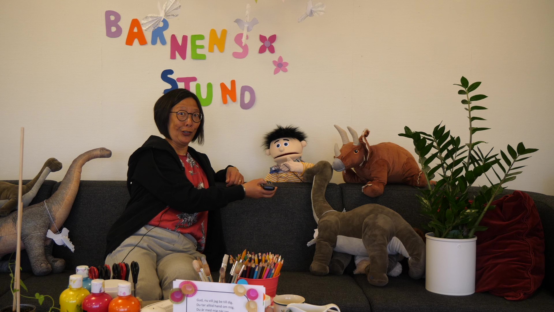 Åsa på söndagsskolan Barnens stund