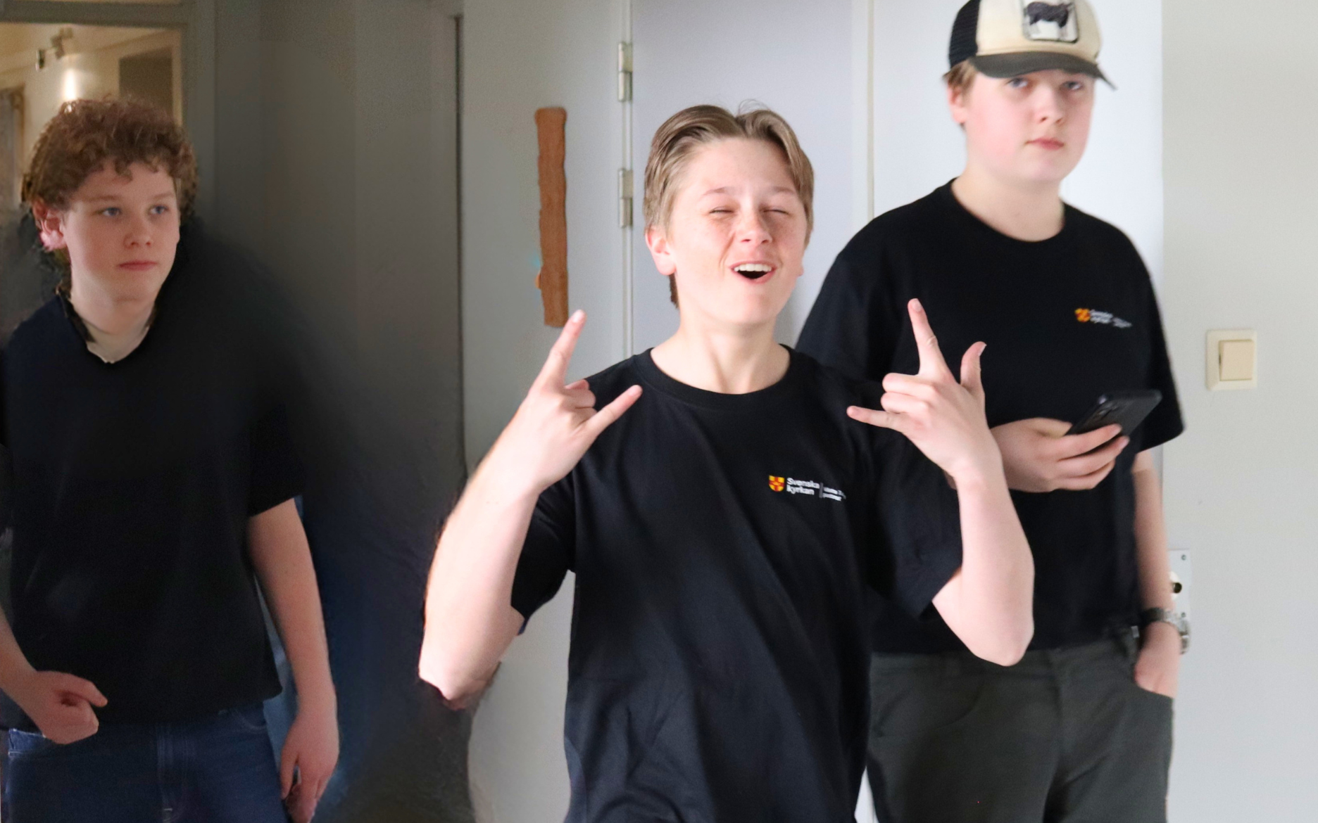 Bild på tidigare konfirmander