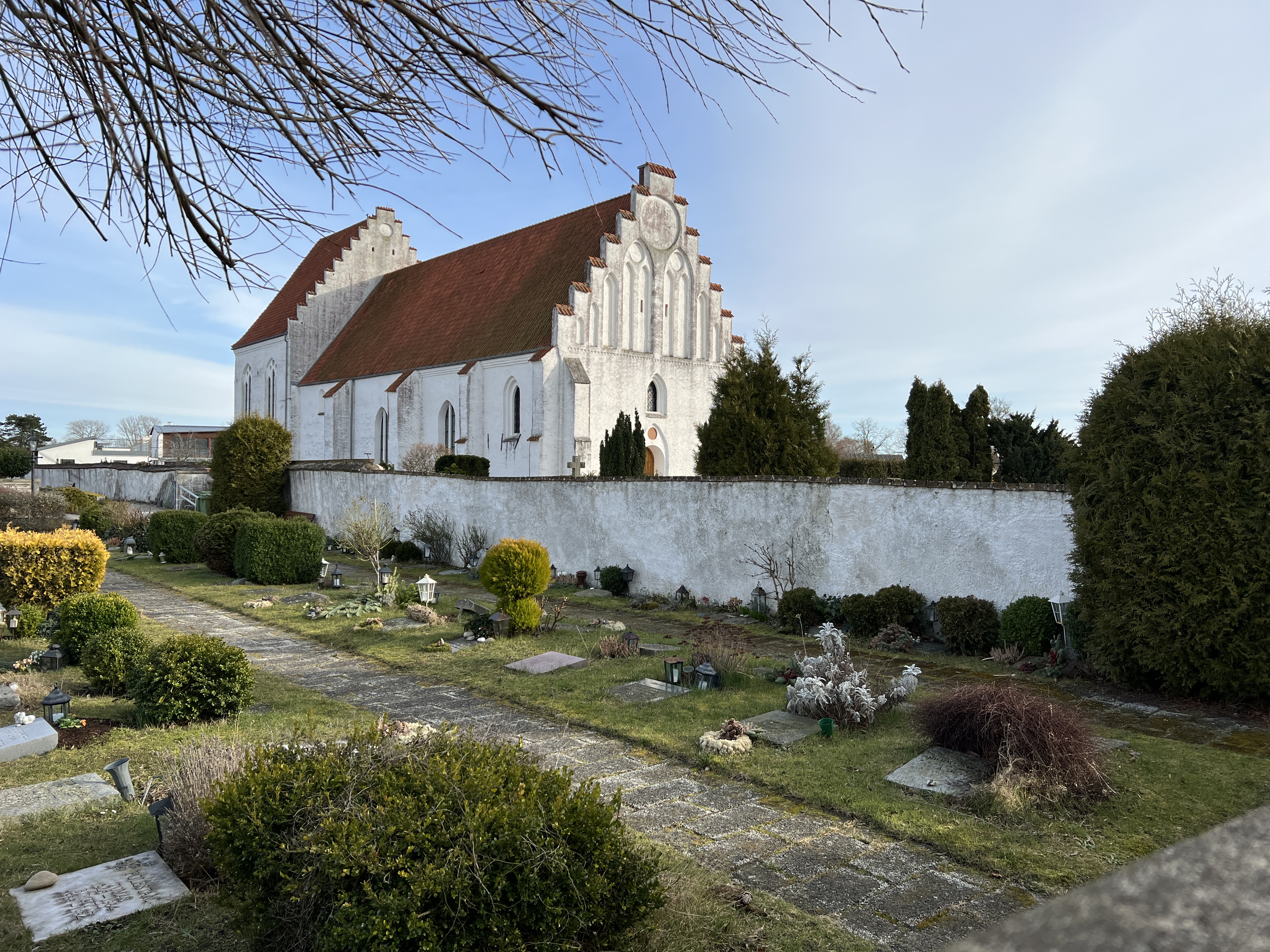Skanörs kyrka och kyrkogård