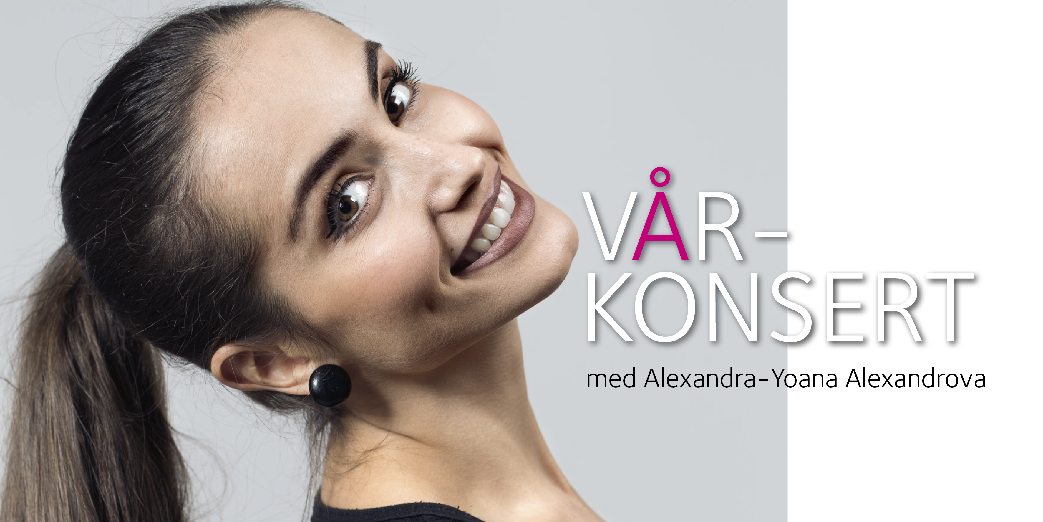 Porträtt av sångerskan/modellen Alexandra-Yoana Alexandrova 