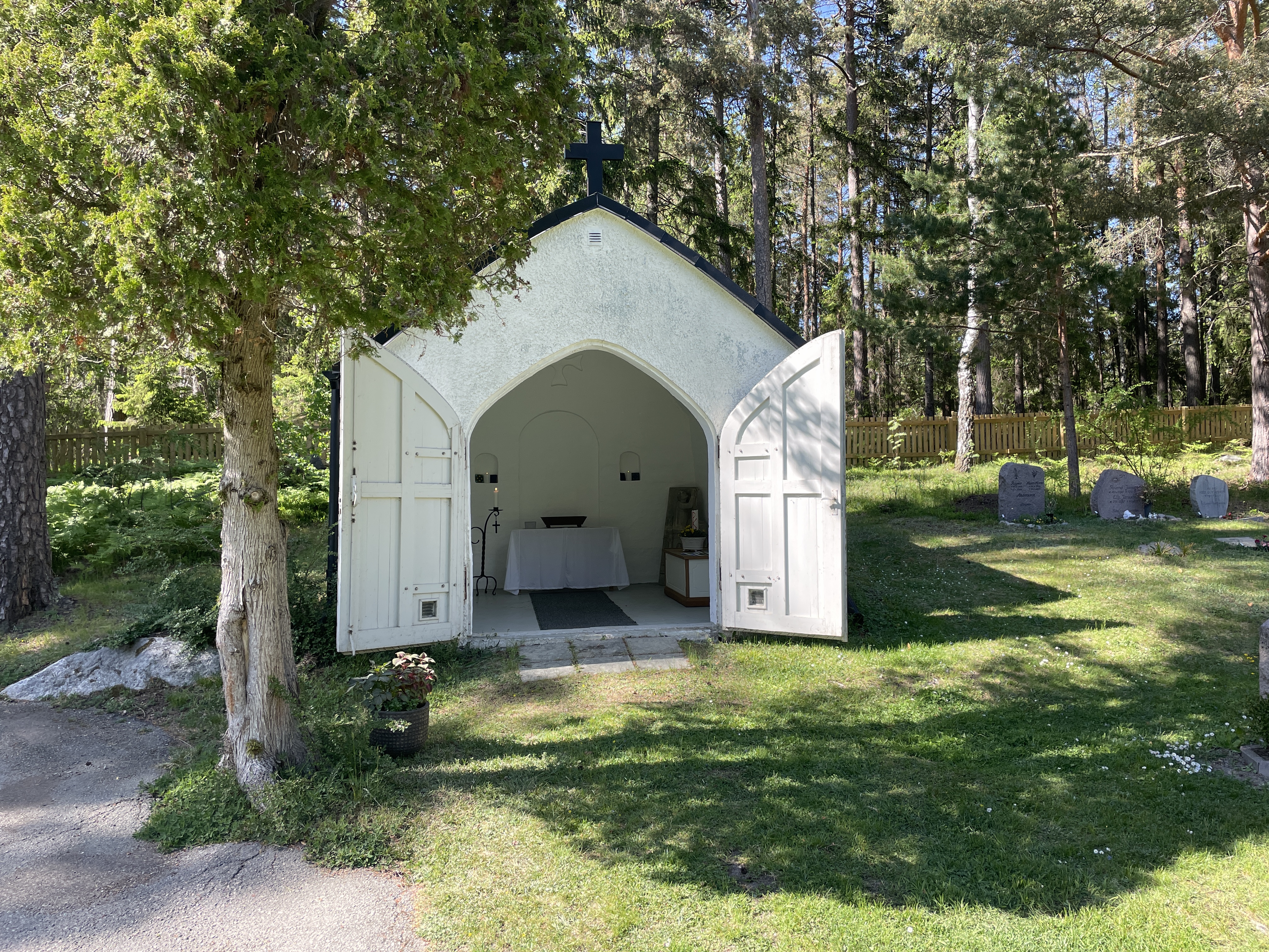 Kapellet Trosa begravningsplats