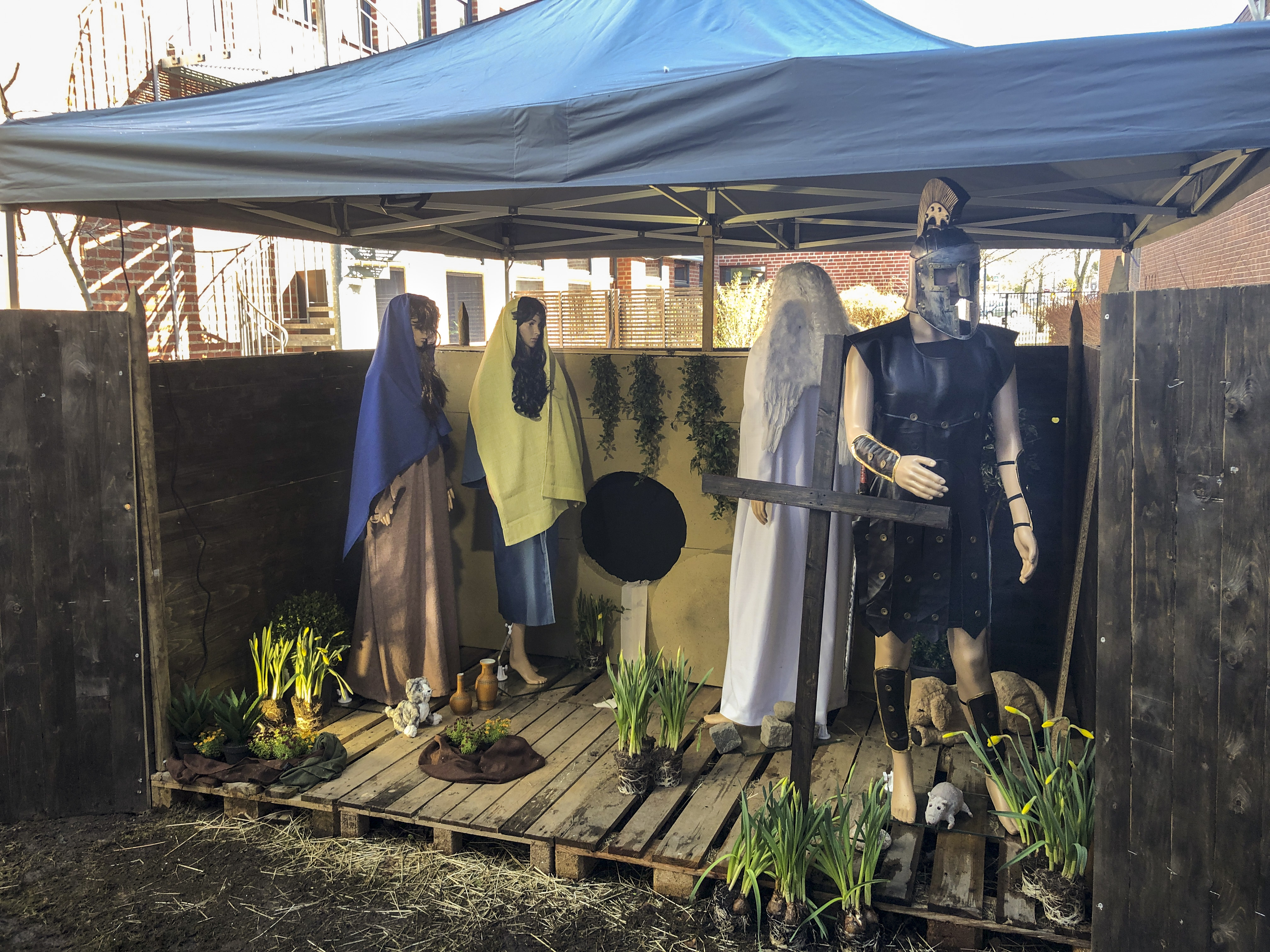 Påskkrubban vid Vilunda kyrka