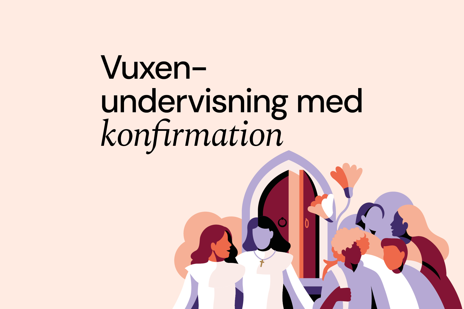 Vuxenundervisning med konfirmation