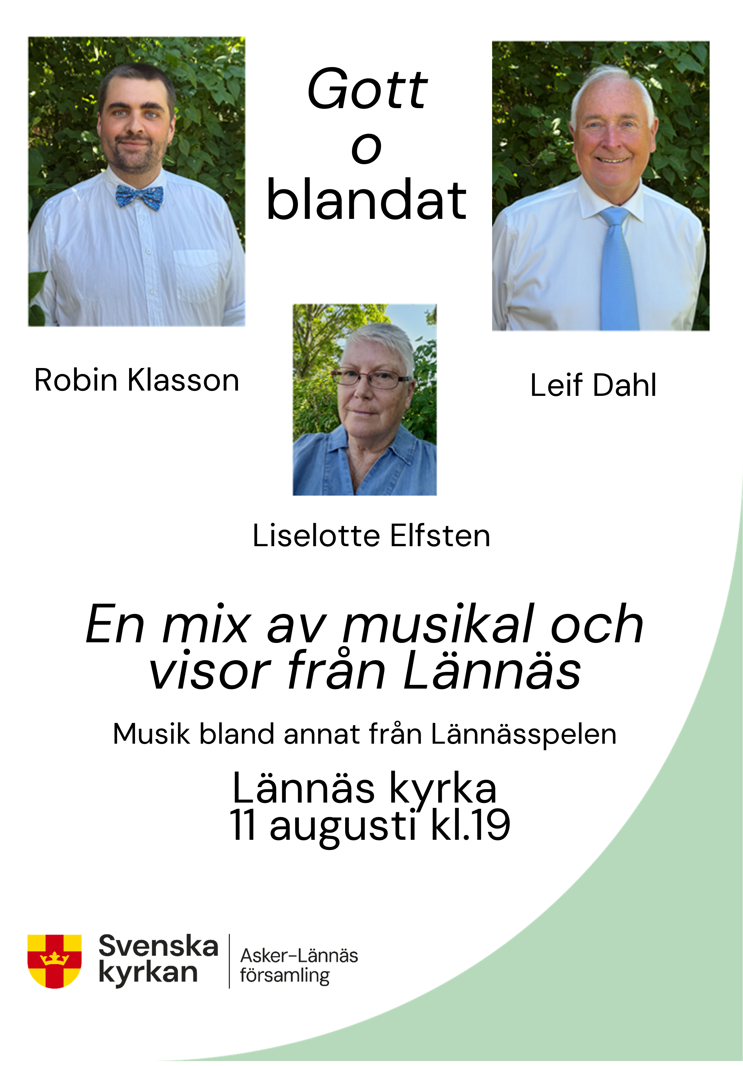 Sommarmusik i Lännäs aug 2
