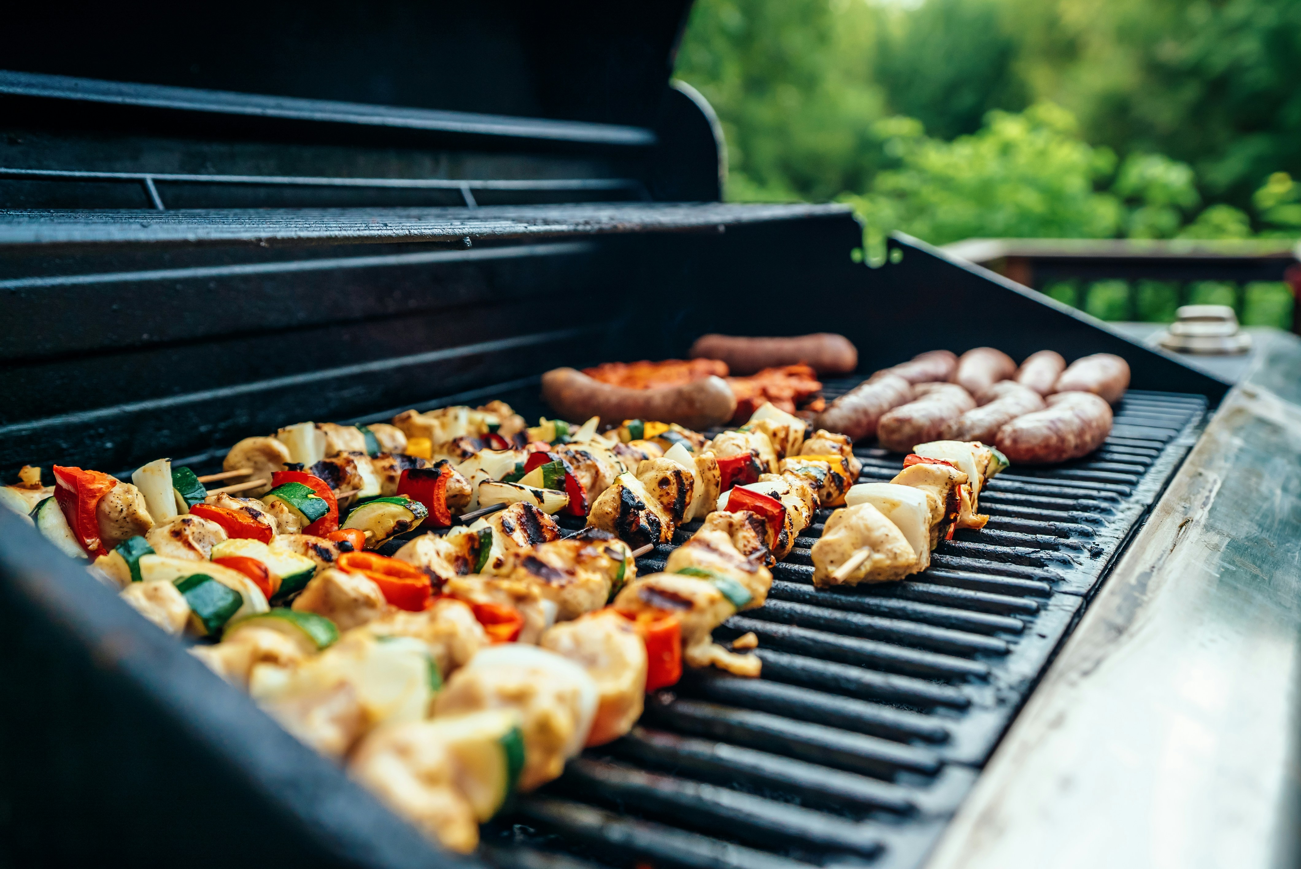 Mat på grillen