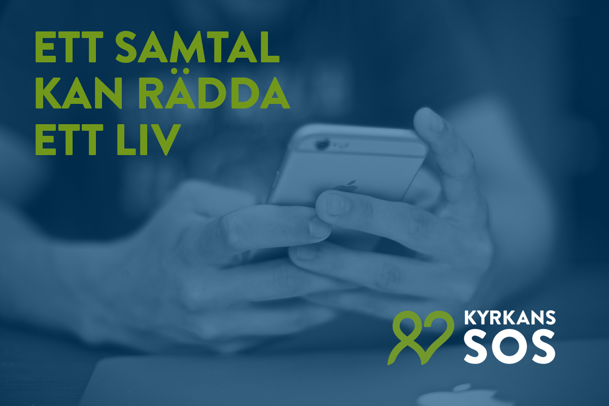 Vill du ha någon att prata med ? ett samtal kan rädda liv 