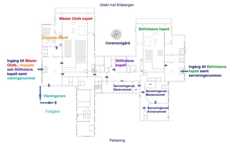 Karta Örebro krematorium