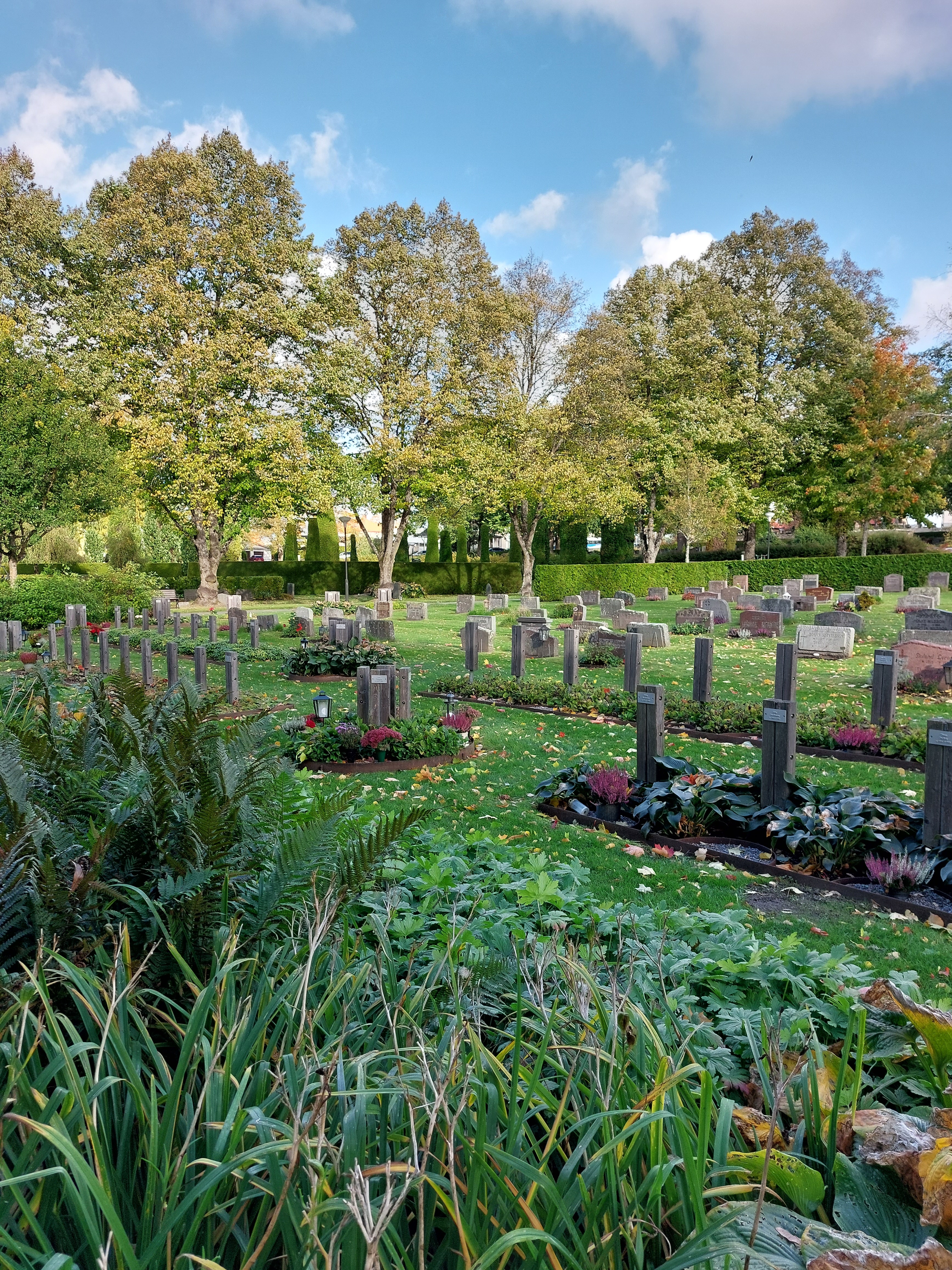 Askgravplatser, Lärken, Almby kyrkogård