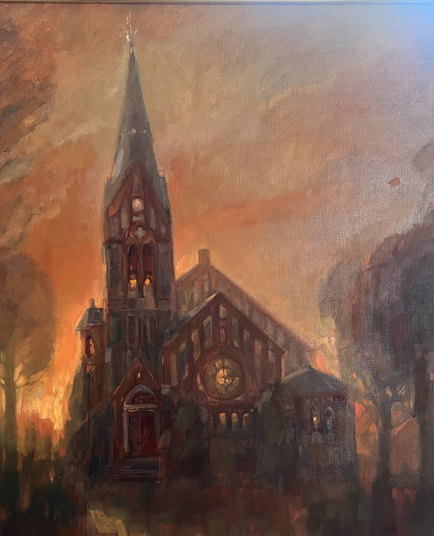 Tavla Södra Åsums kyrka
