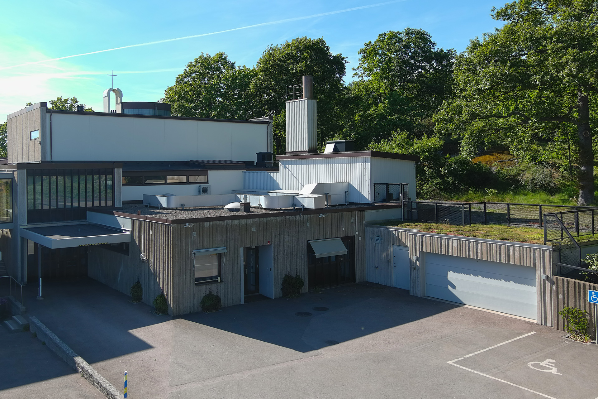 Bild på krematoriet i Varberg