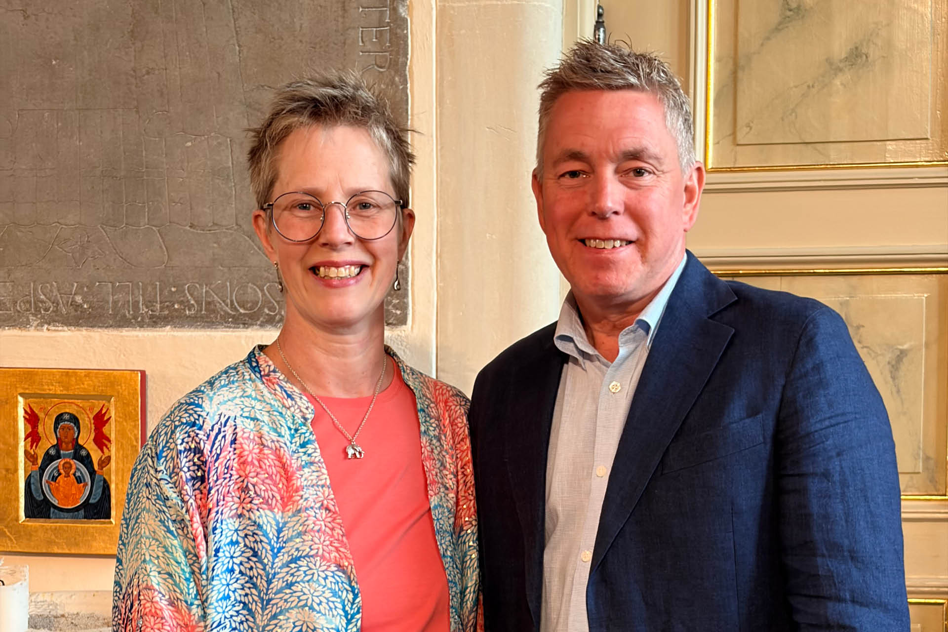 Karin Hilmarch och Peter Larson