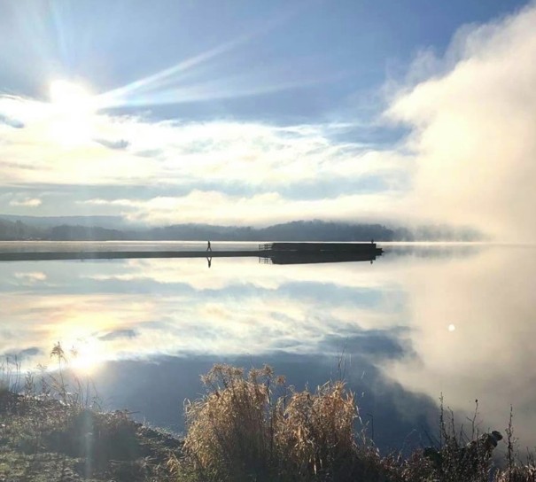 Sjö och himmel