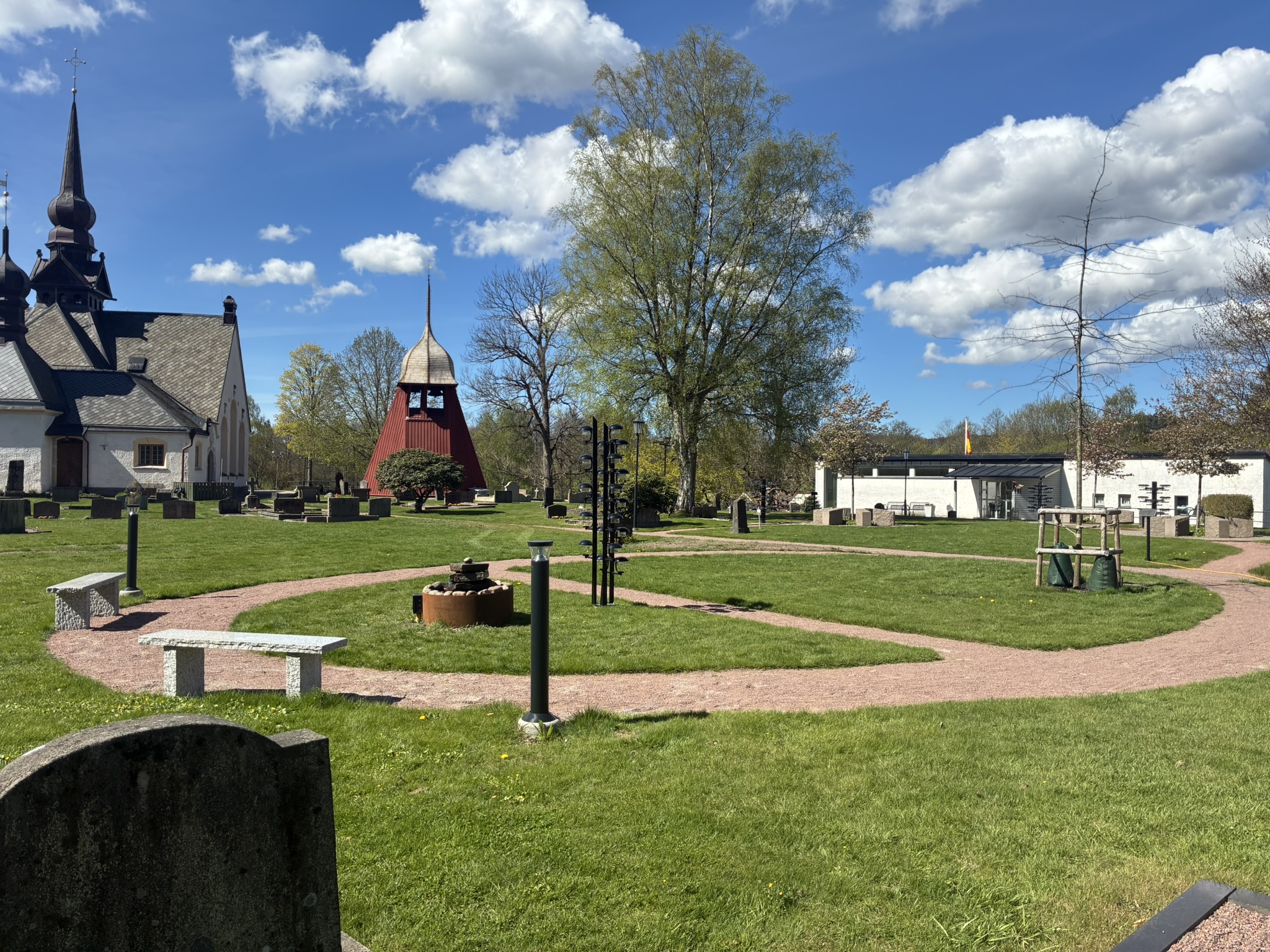 Minneslunden Eken på kvarter C, Gamla kyrkogård