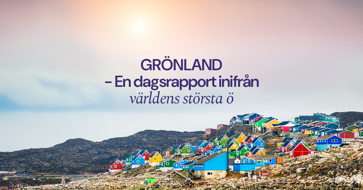 Vy över ön Grönland